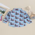 thumbnail image 4 of Chemises pour Garçons Style Western à Imprimé Manches Longues Vêtements pour Tout-Petits Hauts, 4 of 9