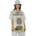 thumbnail image 4 of Cute Maine Coon Loves Dad Happy Father's Day Hawaiian Shirt Breathable Summer Unisex Merch Cat Lover Kitten Owner Gifts - 12008, 4 of 6