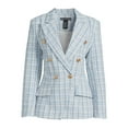 thumbnail image 3 of Attitude Unknown Women’s and Women’s Plus Ponte Blazer, Sizes XS-3X, 3 of 5