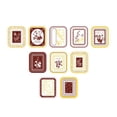 thumbnail image 3 of 10x pegatinas para marcos de fotos, pegatinas para álbumes de recortes, pegatinas decorativas de papel para bricolaje Café, 3 of 9