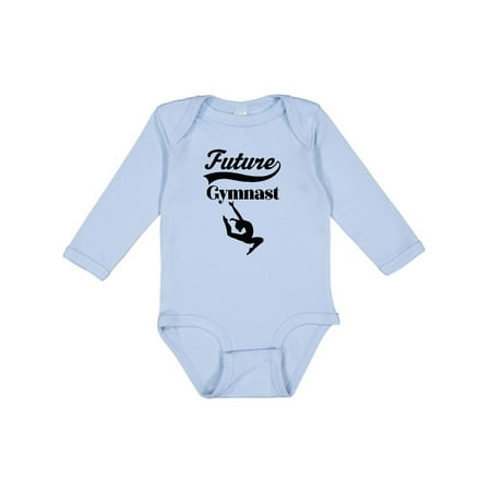 

Inktastic Future Gymnast Baby Girl Girls Long Sleeve Baby Bodysuit