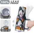thumbnail image 4 of 40oz Halloween Tumbler with Handle and Straw Lid – Spooky Pumpkin Gift – Insulated Travel Coffee Mug Leak Proof, 4 of 5