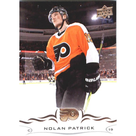Collectible 2018-19 Upper Deck #134 Nolan Patrick Philadelphia Flyers NHL Hockey Trading Card
