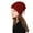 Red, variant on Penkiiy 2-in-1 USB Heated Hat and Scarf Set, Knit Beanie Hat Neck Warmer for Men Women Soft Lined Knitted Hat Winter Warm Cap Ski Beanies Black