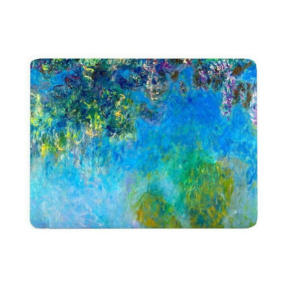CafePress - Monet Wisteria - Large Sherpa Fleece Throw Blanket 80" x 60"