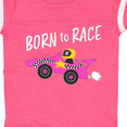 thumbnail image 4 of Inktastic Born to Race Pink Race Car Boys or Girls Baby Bodysuit, 4 of 5