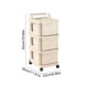 thumbnail image 3 of Rolling Storage Carts With Drawers Plastic Storage Drawer Unit With Wheels Mobile Organizer Carts For Snacks Toys, 3 of 6