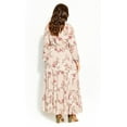 thumbnail image 2 of City Chic Women's Plus Size Flower Child Maxi Dress - Blush, 2 of 3