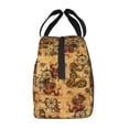 thumbnail image 2 of Lsque Vintag Ancient Sailboats Pattern Lunch Bag Women/Men Insulated Lunch Box,Small Leakproof Cooler Food Lunch Containers Reusable High Capacity Lunch Tote Bags, 2 of 6