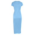 thumbnail image 5 of Women's 2024 Summer Short Sleeve Tshirt Dress Casual Crew Neck Beach Long Maxi Dresses, 5 of 6