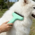 thumbnail image 5 of Self Cleaning Pet Grooming Brush for Cats and Dogs with Metal Comb Detangling Technology and One Click Undercoat Removal, 5 of 5