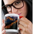 thumbnail image 2 of 3dRose, Arizona, Grand Canyon NP, Mesas at sunset - US03 RER0009 - Ric Ergenbright, 11oz Two-Tone Red Mug, 2 of 7