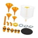 thumbnail image 4 of Kit de embudo de genérico antiderrames de 19 piezas con adaptadores, accesorios para automóviles, kit de purga de radiador a prueba de Embudo amarillo, 4 of 8