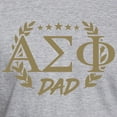 thumbnail image 3 of CafePress - Alpha Sigma Phi Greek Dad Gold T Shirt - Fitted T-Shirt, Vintage Fit Soft Cotton Tee, 3 of 4
