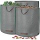 thumbnail image 1 of 3X Garden Waste Bags with Handles - 272L High Capacity and Double Bottom - UV Stable and Water Repellent - Reusable and Stable Garden Bag, 1 of 4