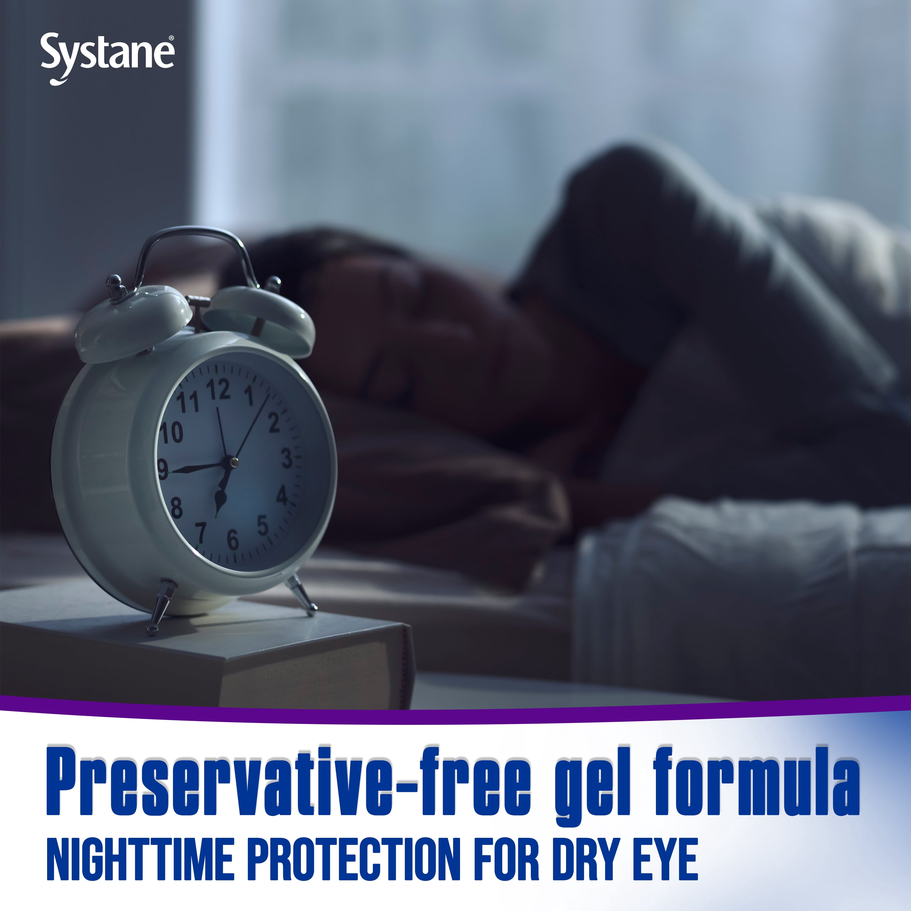 Systane Nighttime Lubricant Eye Ointment for Dry Eye Relief, 3.5g Tube for Adults