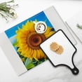 thumbnail image 4 of Bahomeck Placemats Set Of 4 Rectangle Linen Cotton Placemats For Dining Table Fade Resistance Washable Heat Resistant，18*12Inch,Beautiful Sunflower In The Field With Blue Sky Background, 4 of 4