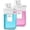 78 Fl Oz (Pack of 2), variant on 2 Pack Laundry Detergent Dispenser, 78oz Detergent Dispenser, Refluxable Laundry Detergent Container, Plastic Liquid Laundry Detergent Dispenser for Laundry Room Organization with 6 Labels