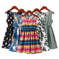thumbnail image 5 of KYAIGUO Girls Sleeveless Dresses Print Dresses Summer Casual Dress Cozy Elegant Dress for Kids 3-12 Years Old, 5 of 6