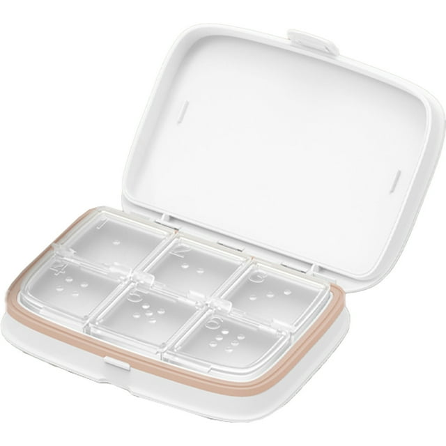 Organizador de pastillas, pastillero portátil, para viajes en bolso/al aire libre/viaje de negocios
