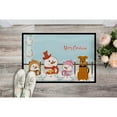 thumbnail image 2 of Merry Christmas Carolers Airedale Door Mat, 2 of 2