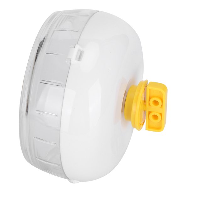 Roue Silencieuse Hamster, Réduction du Bruit Anti-Dérapantes Roues de Course Hamster Respectueuses de l'Environnement pour Petit Animal de Compagnie pour Hamster Blanc 21 Cm / 8,3 Pouces