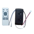 thumbnail image 1 of Receptor de ventilador de techo, controlador de ventilador, interruptor, control remoto fácil de usar y kit receptor para ventiladores de techo con, 1 of 8