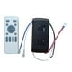 thumbnail image 1 of Control remoto para ventilador de techo con receptor y 6 velocidades, potente interruptor para el hogar., 1 of 9