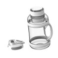 thumbnail image 4 of Vasos de Batidora Portátiles, Licuadora de Zumo Fresco, Pera de Oficina, Recargable Por USB, Tapa Reemplazable, Exprimidor Eléctrico, Licuadora Portát blanco Soledad Licuadora portátil, 4 of 10