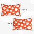 thumbnail image 2 of Rateoe Bright Autumn Leaves Charm Pattern Pillow Covers with Invisible Zipper(Pillows are not Included) Standard Pillowcases-16"x24", 2 of 6