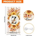 thumbnail image 4 of jopioc Monogram Letter O Flag Door Banner, Large Fall Thanksgiving Sunflower Initial Letter Door Cover, Family Last Name Initial Autumn Welcome Porch Sign Door Decor Backdrop Banner 70.8 x 35.4" O, 4 of 6