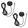 thumbnail image 1 of 2X Wireless Antenna Base Microphone Antenna Base with Magnet 3 Meter Rg174 Cable Bnc Male Aerial, 1 of 8
