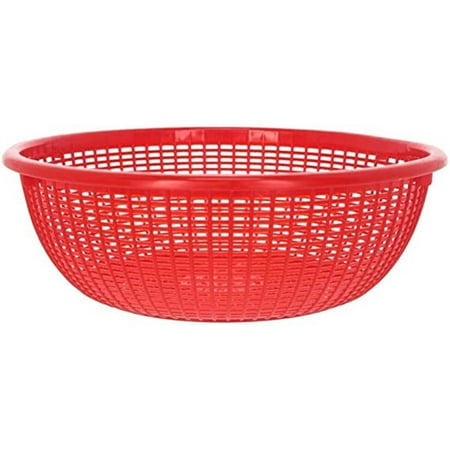 

Truecraftware – 11 1/2-inch Round Perforated Wash Basket Plastic Colander