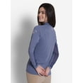 thumbnail image 4 of Lettia EquiFine Ladies Long Sleeve Sun Shirt- Slate- X-Small, 4 of 5