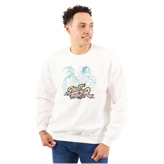 Street Fighter Cammy Chun-Li Gamer Sweatshirt for Men or Women Brisco Brands M
