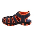 thumbnail image 3 of Rugged Bear Boy Closed Toe Sport Toddler Sandals, Navy Orange, 5, 3 of 5
