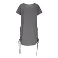thumbnail image 2 of Simua Bathing Suit Cover Ups for Women Bikini Swimsuit Coverup Casual Loose Beach Shirt Dress with Drawstring S-XXL, 2 of 8