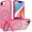Frosted Matte Hot Pink, variant on MYKOMI for iPhone 16E case: [fit for Magsafe] Strong Magnetic & Invisible Stand, Military-Grade Drop Protection with Screen Protector, Adjustable Kickstand Frosted Translucent Matte Phone Case
