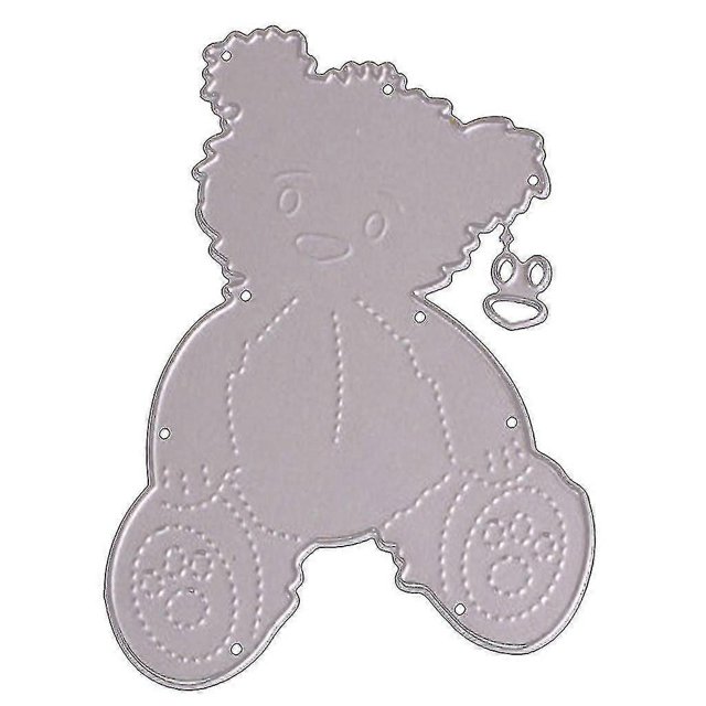 Little Bear Metal Cutting Dies For Diy Embossing Scrapbooking Card Making