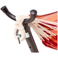 Basics Double Hammock with 9Foot Space Saving Steel Stand and Carrying