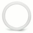 thumbnail image 2 of Ceramic White 4mm Polished Band Ring 7.5 Size, 2 of 6