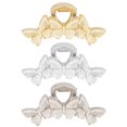 thumbnail image 1 of Pinzas para el cabello Timcorr forma de mariposa 3 piezas, 1 of 8