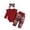 Wine, variant on Karoyedx Toddler Fall Clothes Girl Newborn Baby Girl Fall Outfit Long Sleeve Romper Bodysuit Print Pants Headband Wine Size,9-12 Months