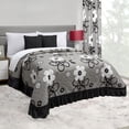 thumbnail image 2 of Colcha con Cojines King Size Elefantito Alatri Color Gris Floral, 2 of 4