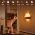 thumbnail image 2 of Baby Night Light, Bedroom Night Light, Portable Child Night Light, Portable USB Charging Night Lamp Yellow Light For Reading, Sleeping and Relaxing, Baby Night Light For Bedroom, 2 of 9