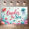 thumbnail image 6 of Yatrandify Colorful Design Happy Birthday Ocean Theme Banner for Kids Party Underwater Event Decoration, 6 of 7