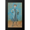 thumbnail image 2 of Whistler, James McNeill 12x18 Black Modern Framed Museum Art Print Titled - The Blue Girl 1872, 2 of 5