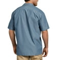 thumbnail image 2 of Dickies Mens Relaxed Fit Short Sleeve Chambray Shirt, 2 of 2