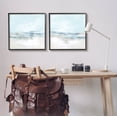 thumbnail image 2 of Stupell Industries Abstract Blue Atmospheric Landscape Painting Black Framed Art Print Wall Art, Set of 2, Design by June Erica Vess, 2 of 8