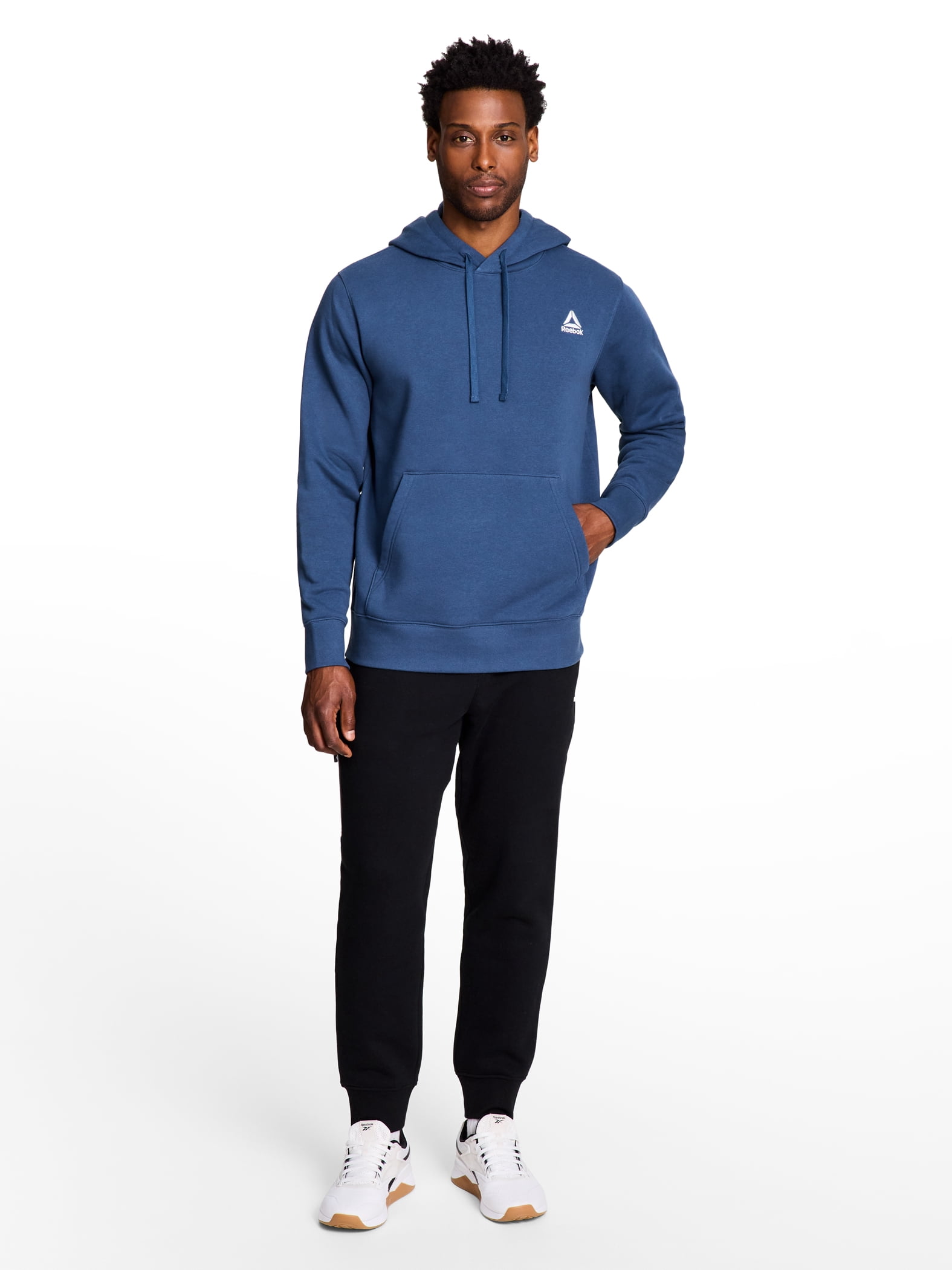 Reebok Men's and Big Men's Game Day Fleece Left Chest Hoodie, Sizes XS-5XL